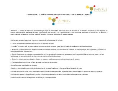 PAPYRUSLICENCIA PARA EL DEPOìSITO Y DIFUSIOìN DE DATOS EN LA UNIVERSIDAD DE LA COSTA (1).pdf